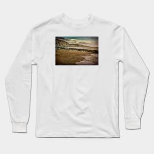 The Beach and Cliffs at Rottingdean Long Sleeve T-Shirt